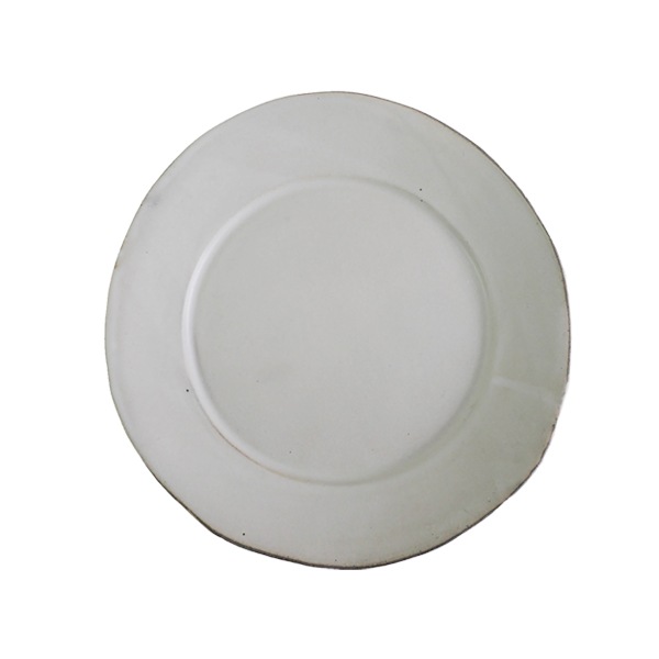 馬場勝文　土マットリム8寸皿　Φ23ｃｍ