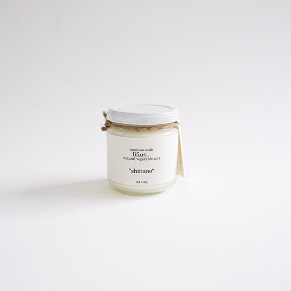 shinano　lifart...[リファート]　ソイ&パームワックスフレグランスキャンドル