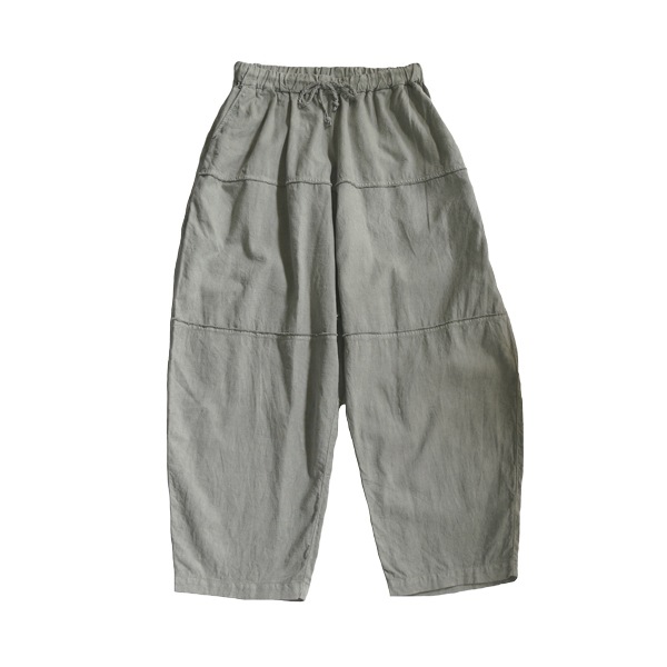 MITTAN　PT-115B　竹パンツ　松煙（ベンガラ染）　