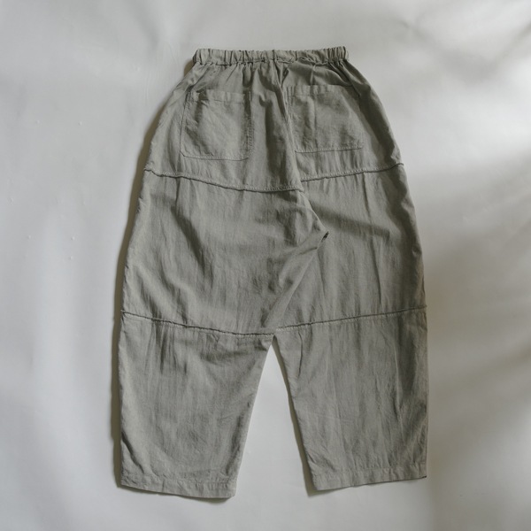 MITTAN　PT-115B　竹パンツ　松煙（ベンガラ染）　