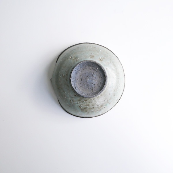 髙田志保　灰釉片口小鉢　Φ11.5ｃｍ
