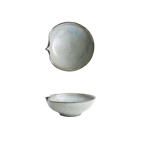 髙田志保　灰釉片口小鉢　Φ11.5ｃｍ