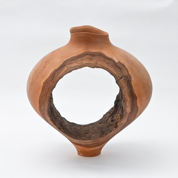 坂田琢磨　穴あきオブジェ　H41.5ｃｍ