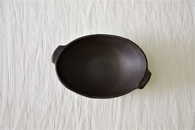 馬場勝文 耐熱グラタン皿・だ円size2