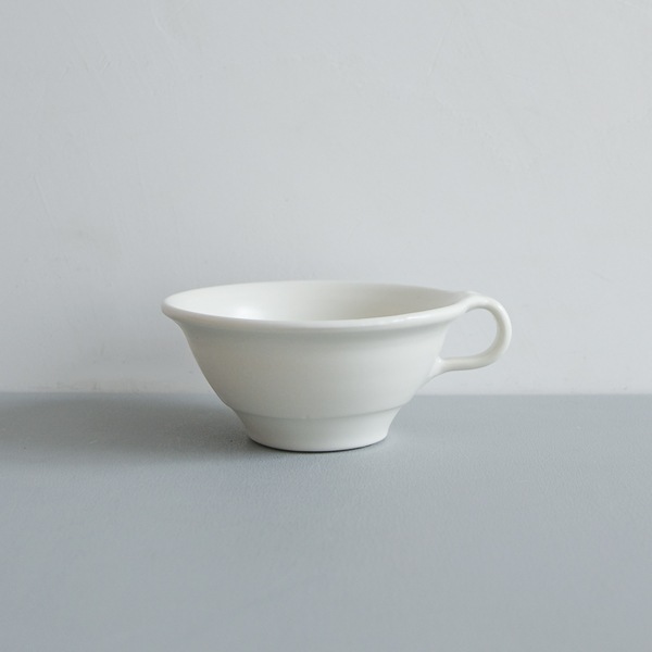 馬場勝文　白磁マットスープカップ