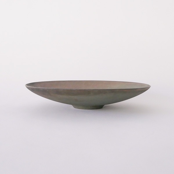 瀬川辰馬　硫化銀彩鉢A　A1　　Φ26ｃｍ