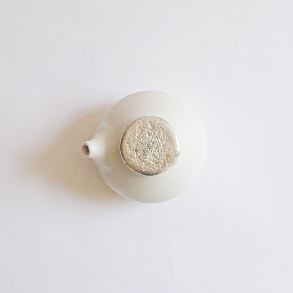 馬場勝文　白釉しょう油差　model D