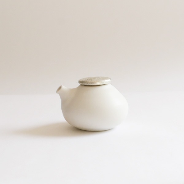 馬場勝文　白釉しょう油差　model D