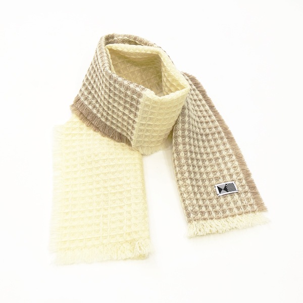 kijinokanosei ストール　“ワッフル-waffle- ” BEIGE　送料無料