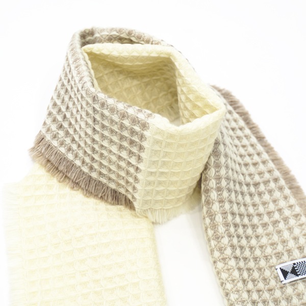 kijinokanosei ストール　“ワッフル-waffle- ” BEIGE　送料無料