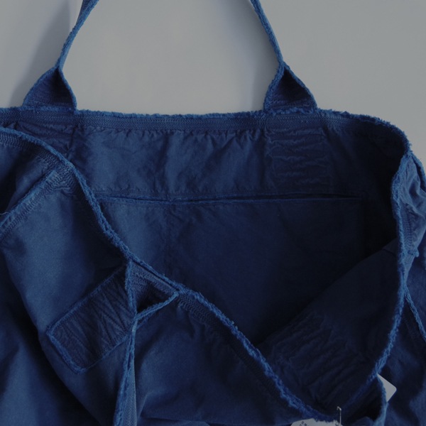 MITTAN レイヤードバッグ大 藍×胡桃（草木染） 送料無料