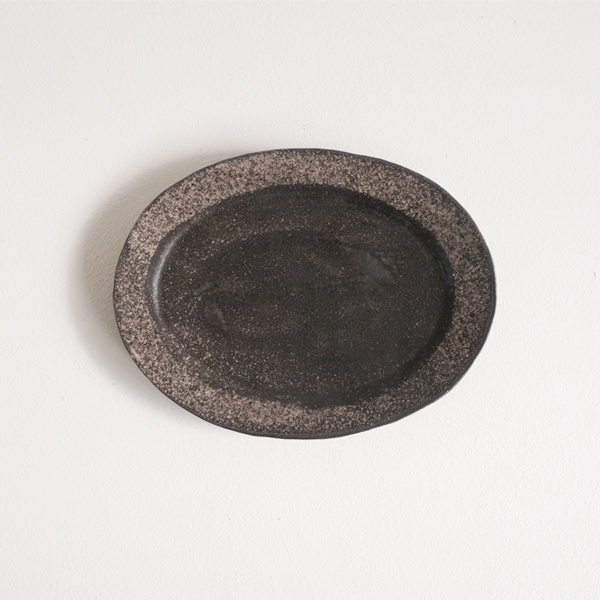 日高伸治　炭化灰泥オーバルS　