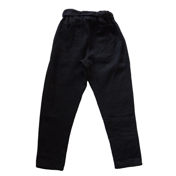 MITTAN 綾織大麻パンツ 黒 送料無料