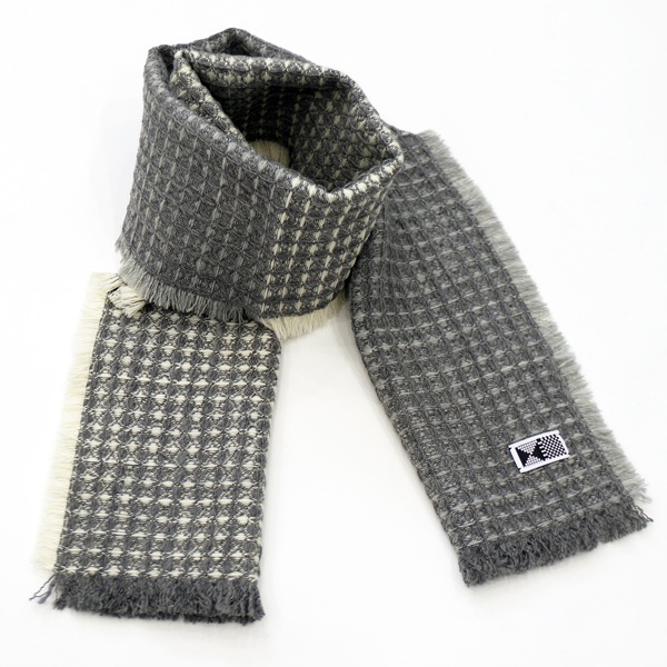 kijinokanosei ストール　“ワッフル-waffle- ” GRAY　送料無料