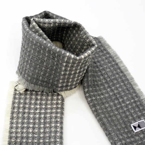 kijinokanosei ストール　“ワッフル-waffle- ” GRAY　送料無料