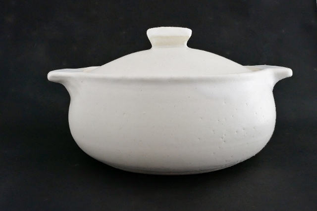 馬場勝文 土鍋（白） Model No.B