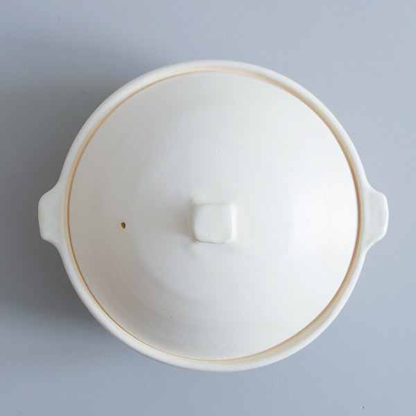 馬場勝文 土鍋（白・大） Model・A