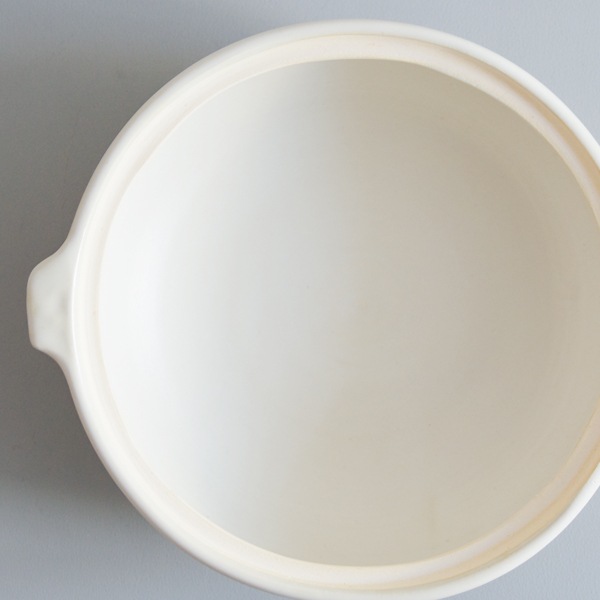 馬場勝文 土鍋（白・大） Model・A