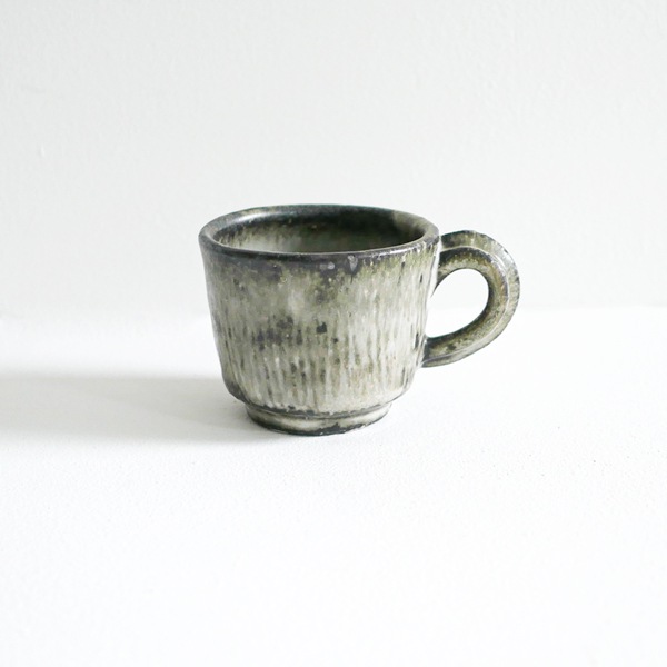 小野哲平　薪窯櫛目マグ　中　modelA
