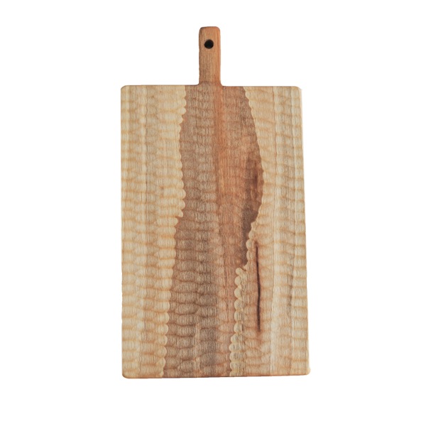 小沢賢一　彫有り　くるみの木のカッティングボード（中）　15×28cm　KC２