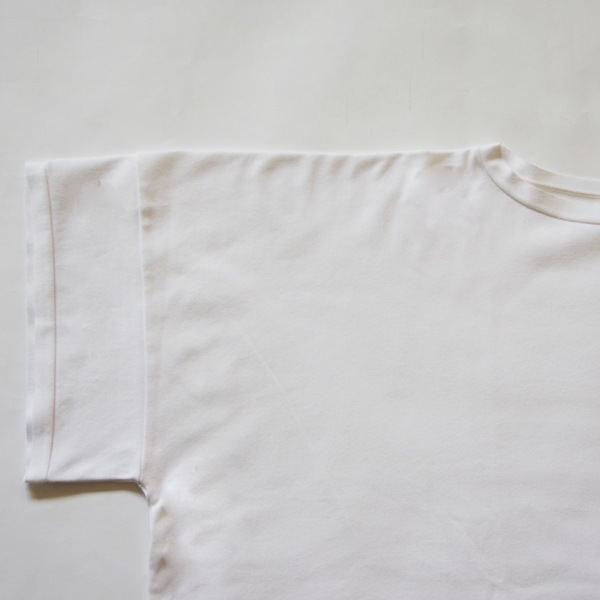 MITTAN　T-06　suvin半袖ワイド平面T　白　送料無料