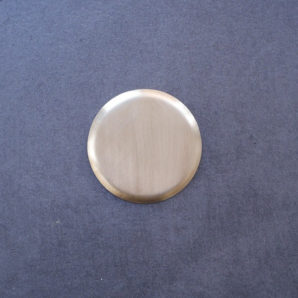 yuta須原健夫 小皿　真鍮　Φ8ｃｍ