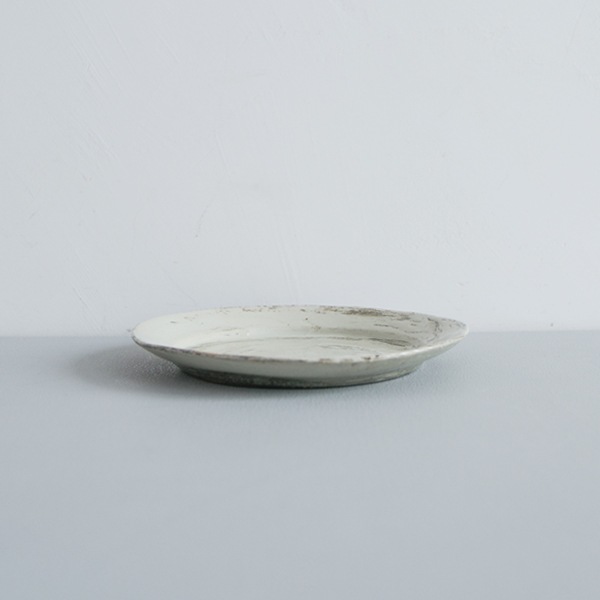 馬場勝文　刷毛目リム5.5寸皿　