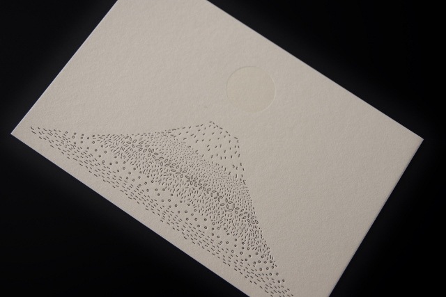 素描家しゅんしゅん　fuji 新月（活版印刷）