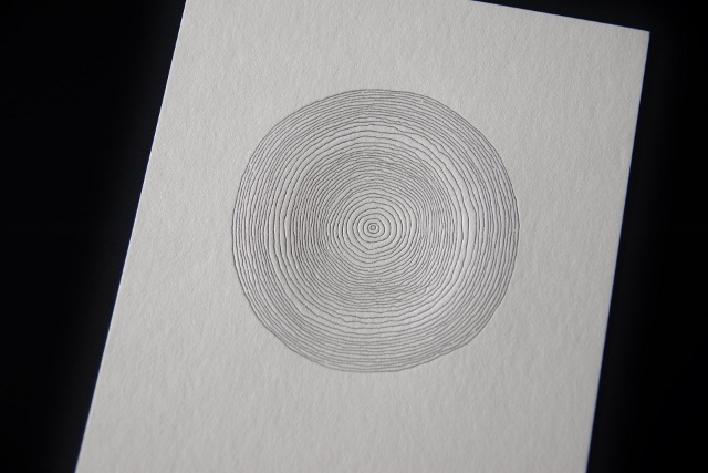 素描家しゅんしゅん　39years old tree (活版印刷）