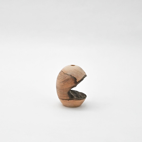 坂田琢磨　花器（あずきなし）　H9.5ｃｍ