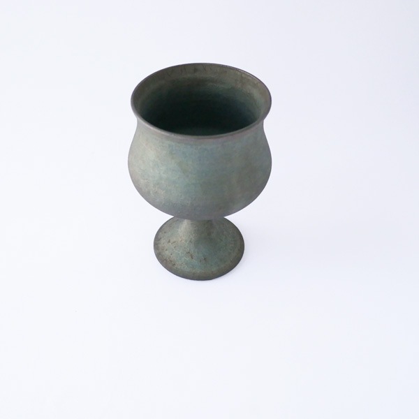 瀬川辰馬　硫化銀彩酒器 大　B　H13ｃｍ