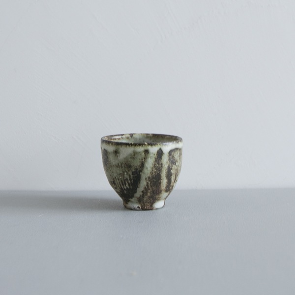 小野哲平　薪窯くし目湯呑　model：E