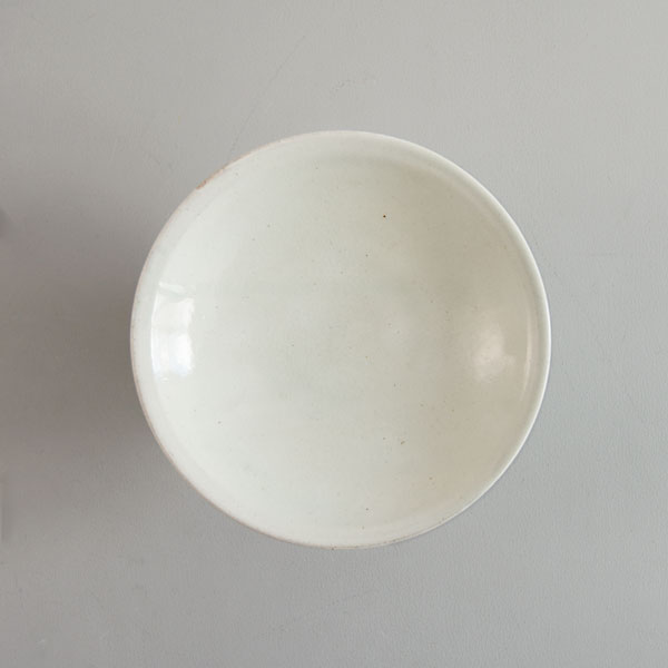高木剛　粉引高台皿6寸　Φ19ｃｍ