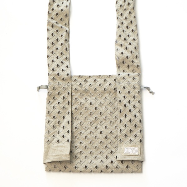 toss！×kijinokanosei 　 kinchaku bag S　ami-atuji　BG　送料無料