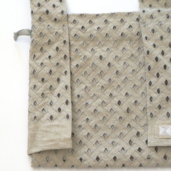 toss！×kijinokanosei 　 kinchaku bag S　ami-atuji　BG　送料無料