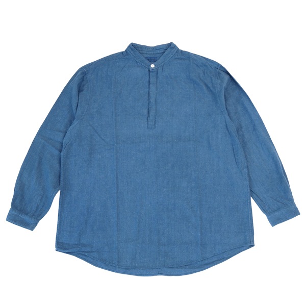 MITTAN　SH-122C　カディクルタシャツ　藍×胡桃　送料無料