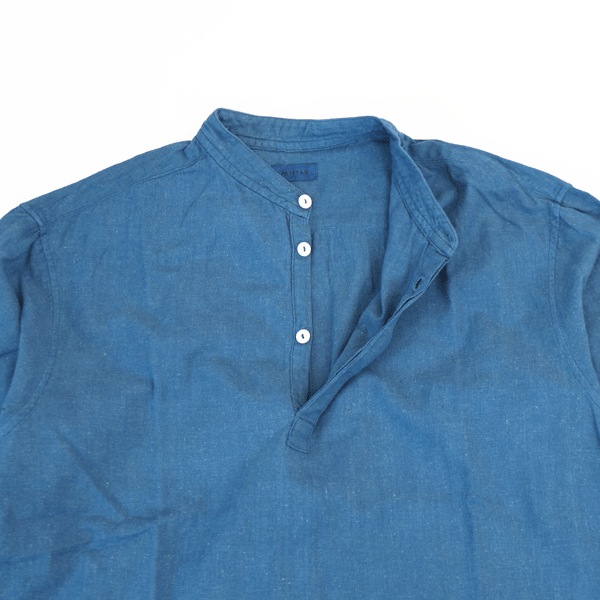 MITTAN　SH-122C　カディクルタシャツ　藍×胡桃　送料無料