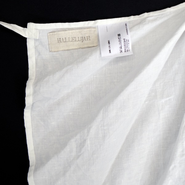 HALLELUJAH 　お花屋さんのエプロン（1900年代）　Off White　送料無料