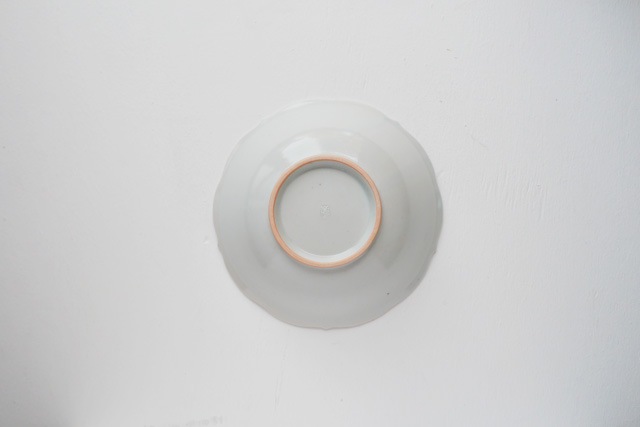 大井寛史　青白磁稜花4寸鉢　φ13ｃｍ