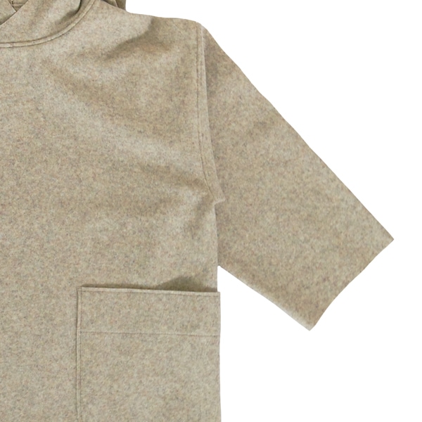 MITTAN　CT-49　圧縮ウールニットフードコート　size1　薄茶　送料無料