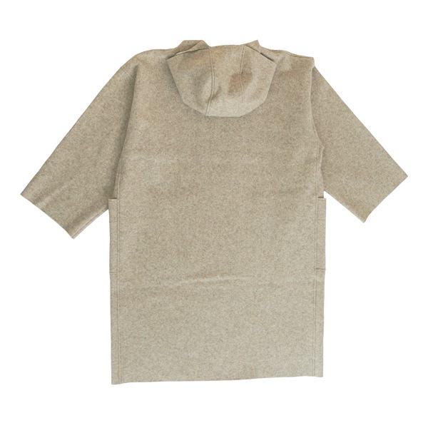 MITTAN　CT-49　圧縮ウールニットフードコート　size1　薄茶　送料無料