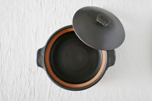 馬場勝文　ご飯炊き鍋(3合・黒色） 馬場勝文 ご飯炊き鍋(3合・黒色） 馬場勝文 ご飯炊き鍋(3合・黒色） -