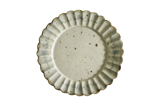 市野吉記さん　しずく鉢 市野吉記さん（コウホ窯）の安南手しずく鉢 ① 安南手 楕円輪