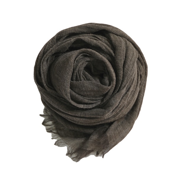 MITTAN　ナーシシルクショール　阿仙（草木染）　送料無料