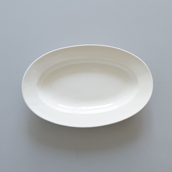 田中直純　楕円深皿L  19cm×29cm　※送料無料対象外