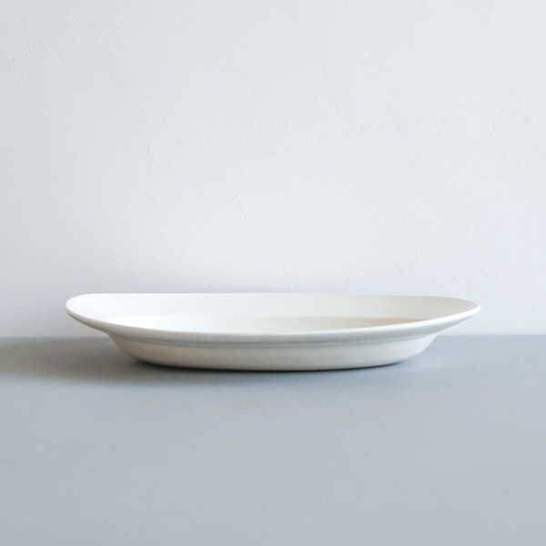 田中直純　楕円深皿L  19cm×29cm　※送料無料対象外