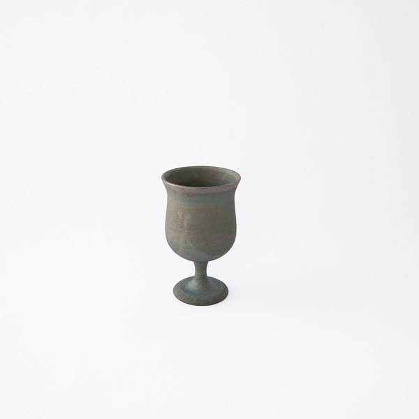 瀬川辰馬　硫化銀彩酒器 小　　H10ｃｍ