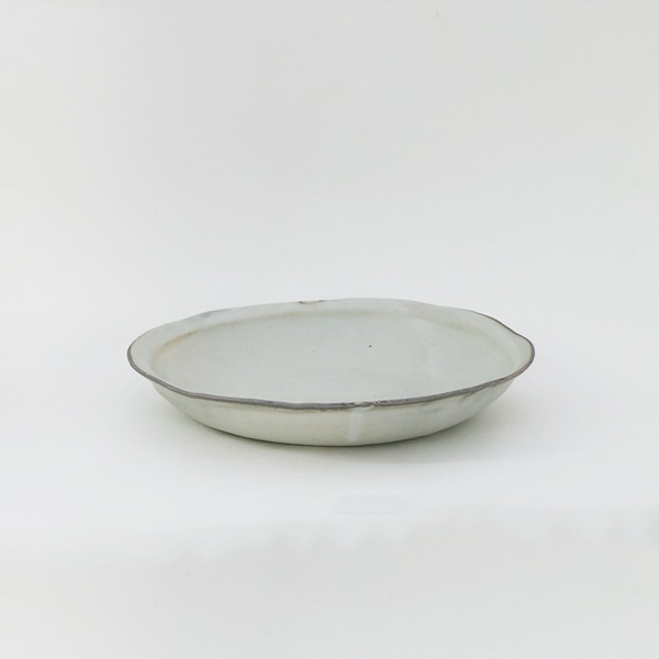 馬場勝文　土マットリム深鉢・大　Φ24.5ｃｍ