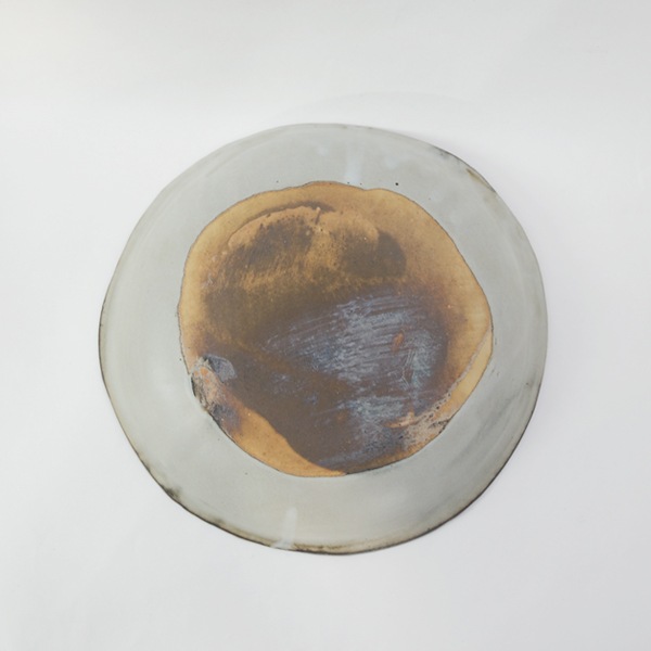 馬場勝文　土マットリム深鉢・大　Φ24.5ｃｍ