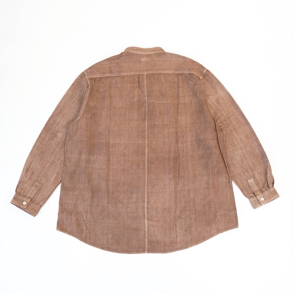 MITTAN　SH-122B　カディクルタシャツ　ベンガラ灰茶　送料無料